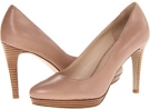 Medium Taupe Leather Nine West Beautie for Women (Size 10)
