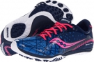 Navy Blue/Pink Saucony Shay XC3 Flat W for Women (Size 6.5)