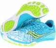 Light Blue/Citron Saucony Shay XC3 Flat W for Women (Size 6)