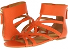 Orange Leather Nine West Hakuna for Women (Size 8)