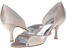 Silver Satin Nine West Quorra for Women (Size 7.5)