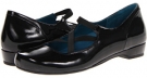 Black Patent VIONIC with Orthaheel Technology Ava Casual Flat for Women (Size 7.5)