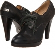 Charcoal Vintage Distressed Leather Frye Harlow Oxford for Women (Size 8.5)