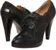 Charcoal Vintage Distressed Leather Frye Harlow Oxford for Women (Size 8)