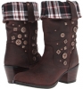 Chocolate/Flannel Durango Philly 12 Turn Down Buttons Studs for Women (Size 10)