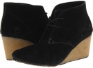 Black/Khaki Ocean Minded RuffOut Wedge Chukka Boot for Women (Size 6)