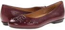 Merlot Full Grain Leather Earth Bellflower for Women (Size 9.5)