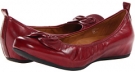 Deep Red Full-Grain Leather Earthies Rubio for Women (Size 8)