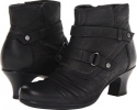 Black Wax Tumbled Nubuck Earth Wayward for Women (Size 5.5)