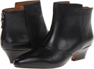 Black Full-Grain Leather Earthies Del Rey for Women (Size 5.5)