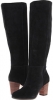 Black Suede Cole Haan Cassidy Tall Boot for Women (Size 10.5)