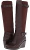 Chestnut Cole Haan Fulton Wedge Boot for Women (Size 6)