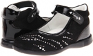 Black/Black Cow Silk Primigi Kids Ornice 1 FW 13 for Kids (Size 9)