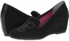 Black Suede Hush Puppies Emley Wedge SO for Women (Size 11)