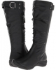 Black PU Hush Puppies Alternative 18 Wide Calf Boot for Women (Size 9.5)