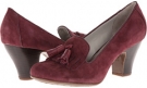 Plum Suede Hush Puppies Lonna Pump KL for Women (Size 5.5)