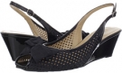 Black Nabuk/Black Patent Sesto Meucci Farah for Women (Size 8.5)