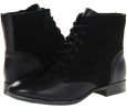 Black WP Leather Hush Puppies Farland Ankle BT for Women (Size 6.5)