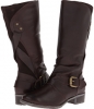 Dark Brown WP Leather Hush Puppies Chamber 12BT for Women (Size 6)