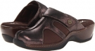 Dark Brown Distressed Metallic Leather/Stretch SoftWalk Acton for Women (Size 5)