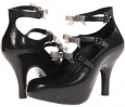 Three Strap Elevated Pump Women's 8