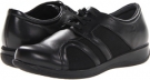 Black Burnished Soft Kid Leather/Stretch SoftWalk Topeka for Women (Size 11)