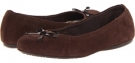 Dark Brown Kid Suede SoftWalk Narina for Women (Size 12)