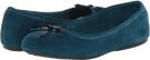 Teal Kid Suede SoftWalk Narina for Women (Size 5)
