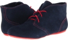 Dark Blue Cow Suede w/ Contrast Stitching SoftWalk Nicky for Women (Size 6)