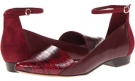 Burgundy Lizard Print 10 Crosby Derek Lam Avery for Women (Size 8.5)