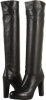 Black Nappa Leather Stuart Weitzman Crushable for Women (Size 7)