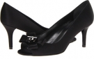 Black Satin Stuart Weitzman Bridal & Evening Collection Superb for Women (Size 5)