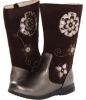 Bronze/Chocolate Brown Leather/Suede pediped Paula Flex for Kids (Size 13)