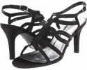 Black Satin Annie Florina for Women (Size 7)