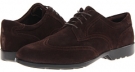 Bitter Chocolate Suede Rockport Total Motion Business Wing Tip for Men (Size 11)