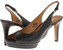 Black Leather 2 Nine West Able for Women (Size 6)