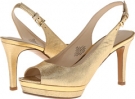 Medium Gold Metallic Nine West Able for Women (Size 9.5)