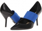 Black/Royal Soft Calf/Elastic Michael Kors Collection Andras Runway for Women (Size 9.5)