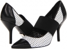 Optic White Perforated Smooth Calf/Smooth Calf/Elastic Michael Kors Collection Andorrah Runway for Women (Size 6)