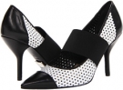 Optic White Perforated Smooth Calf/Smooth Calf/Elastic Michael Kors Collection Andorrah Runway for Women (Size 6.5)