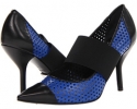 Royal Perforated Smooth Calf/Smooth Calf/Elastic Michael Kors Collection Andorrah Runway for Women (Size 6.5)