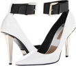 Optic White Smooth Calf Michael Kors Collection Ayah Runway for Women (Size 9)
