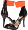 Black/Neon Orange Smooth Calf/Elastic Michael Kors Collection Barbara Runway for Women (Size 9.5)