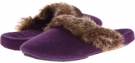 Petunia Acorn Cashmere Fur Trim Mule for Women (Size 8)