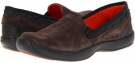 Espresso/Tomato Crocs AnyWeather Suede Loafer for Women (Size 4)