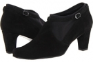 Black Nival Suede/Black Nicole Vaneli Stella for Women (Size 8)