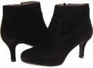 Black Suede Rockport Seven to 7 Low Plain Bootie for Women (Size 9.5)