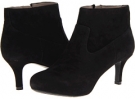 Black Suede Rockport Seven to 7 Low Plain Bootie for Women (Size 5.5)