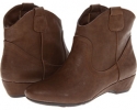 Brown PU Fergalicious Badge for Women (Size 9)