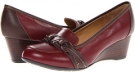 Jewel Red/Chocolate Velvet Sheep Nappa Softspots Mariah for Women (Size 8)